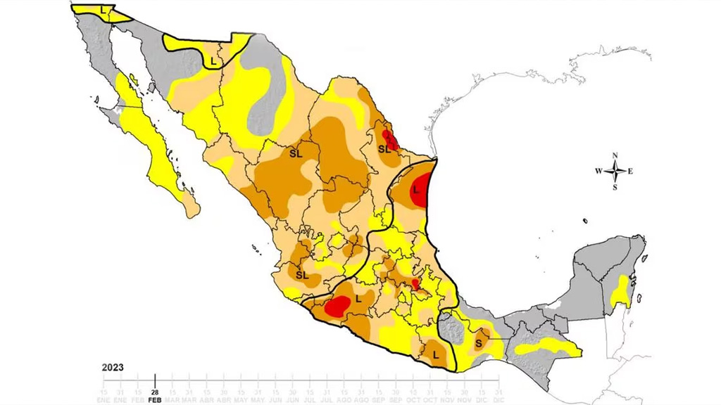 100 municipios de la mixteca con sequia severa y extrema conagua