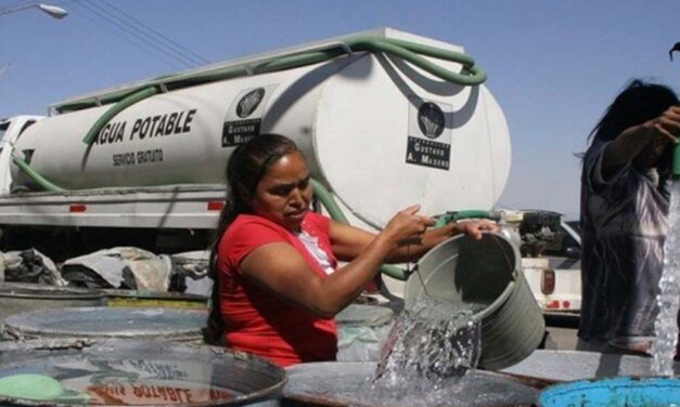 Escasez de agua afecta suministro por medio de pipas