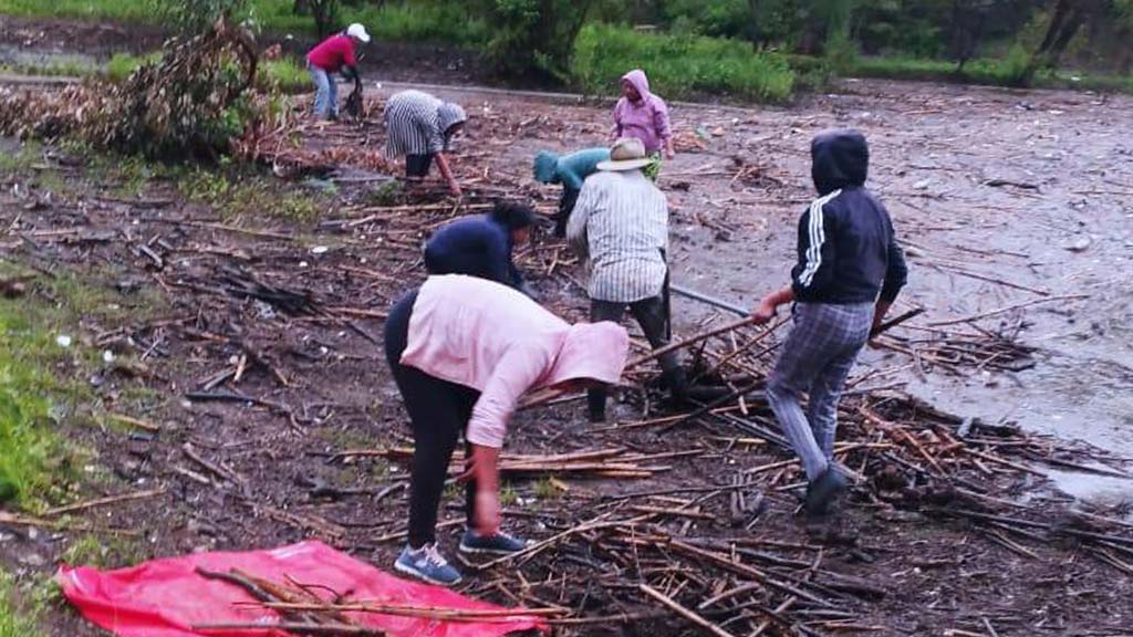 gestionan el saneamiento de la presa de yosocuta