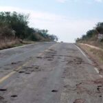 En riesgo conductores por malas condiciones de la carretera 190