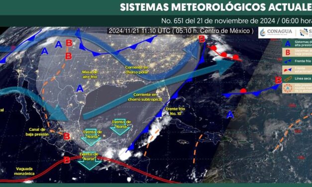 Se percibirá ambiente de frío a muy frío en zonas de la Mixteca