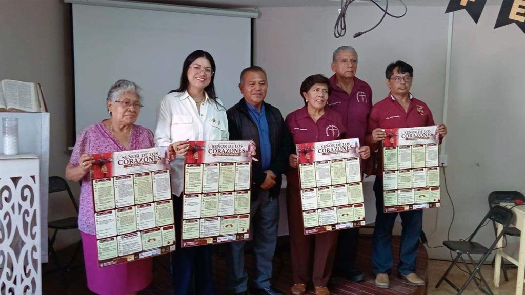 presentan programa en honor al senor de los corazones