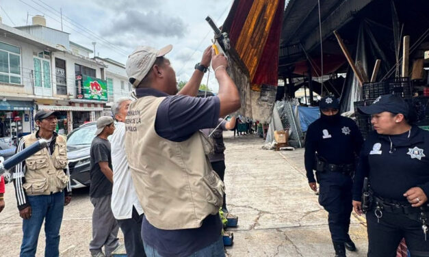 Supervisan liberación de espacios públicos por comercio ambulante