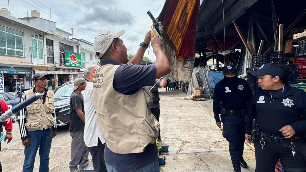 supervisan liberacion de espacios publicos por comercio ambulante
