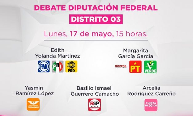 INE prepara debate entre candidatos a Diputación Federal